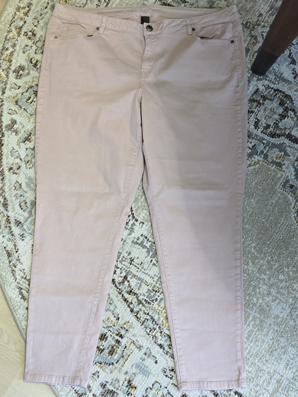 Lane Bryant Light Pink Skinny Pants Size 22